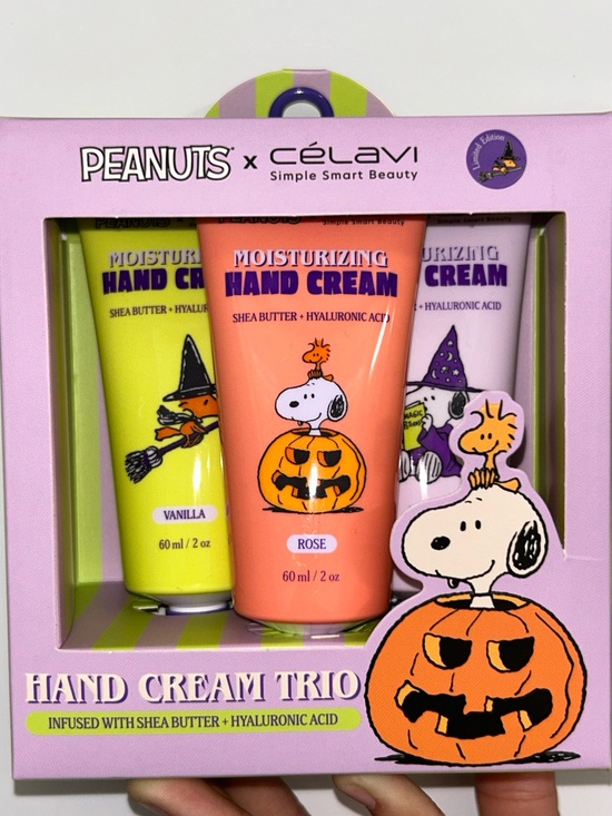 Peanuts Other - Limited Edition Peanuts Snoopy x Celavi Halloween Hand Cream Trío